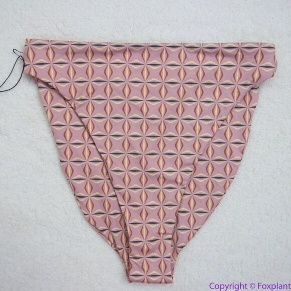 NEW Free people x Beth Richards‎ Boheme chai geo bikini bottom, L